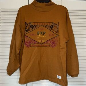 VINTAGE Y2K Express Jeans Mock Neck Sweatshirt